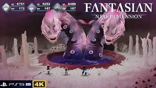 Fantasian Neo Dimension Lv35 2 Chaos Serpent Boss (Hard Mode), Build, Valrika & Zinikr Scenes TS