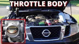 Чистка дроссельной заслонки Nissan Pathfinder 2012 года