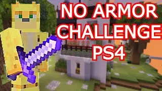 No Armor Challenge In Minecraft Skywars! Minecraft Ps4 Has Servers!