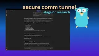 secure communication tunnel in GoLang | Research