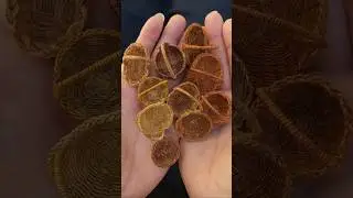 Making miniature baskets from wire and thread #miniature #moonlighting #moonlightingnz #baskets