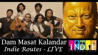 Dum Mast Kalandar | Indie Routes LIVE | Tribute to NFAK | Aabhas Shreyas