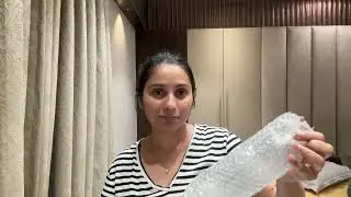 *FREE* MINIMALIST water bottle✨ UNBOXING || DAILY VLOG-14.5/365 || @vidhi7309