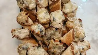 Julienne bread envelopes. #food #recipe