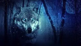 Wolves howling in the night  8 Hours 4K ULTRA HD