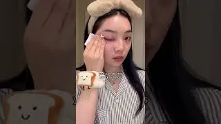 Как провести двойное очищение для чувствительной кожи. ОЧИЩАЮЩАЯ ВОДА MA:NYO #шорты