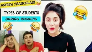 TYPES OF STUDENTS DURING RESULTS | Reaction Video | Ashish Chanchlani | By illumi girl