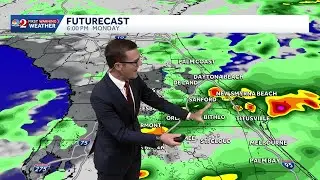 Line of storms expected to move through Central Florida
