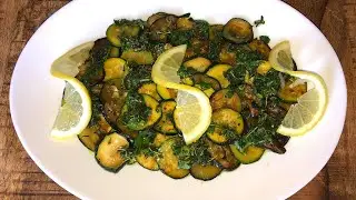 Gegrillte Zucchini mit Kräuter-Zitronen-Öl // einfach nachkochen #75