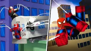 TESTANDO OS MELHORES JOGOS DE HOMEM ARANHA DO ROBLOX