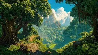 Beautiful Green Valley Melodies  | Calm Ambient Music for Relaxation, Study & Healing | 5 hours