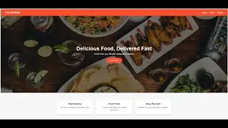 Food Order Website | FoodieHub | Useing HTML and Css | for FYBCA students #viral #coding