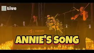 Annie&rsquo;s Song 💙 | Piano & Violin Cover | Live at Bay 15