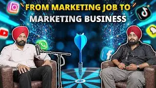 Meet Satwinder Singh: From News Channel Sales Job to Digital Empire 💼➡️💻 #podcastpunjabi #podcast