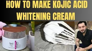How to make whitening cream | kojic cream | kojic acid beauty cream full formulation 100% original.