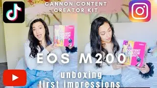UNBOXING CANNON EOS M200 CONTENT CREATOR KIT 2021⎰UNBOXING AND FIRST IMPRESSIONS OF EOS M200 CAMERA