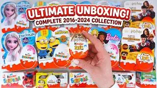 Opening 100+ Kinder Surprise Eggs & Joy | HUGE Chocolate Unboxing (2016&ndash;2024)