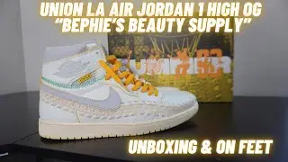 Jordan 1 Union LA x Bephies Beauty Supply On Feet