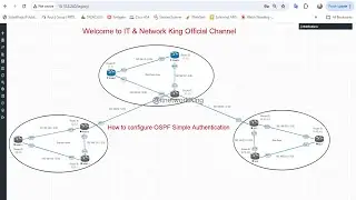 How to configure OSPF Simple Authentication - Quick Lab Guide