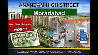 Anandam High Street Moradabad | RERA Approved Commercial Hub for Smart Investment #plotforsale