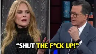 Nicole Kidman SHOCKS Stephen Colbert with Brutal Truth LIVE on Air!