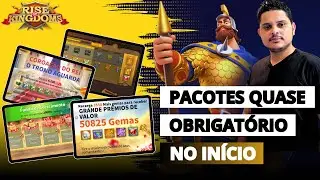 OS TRÊS MELHORES PACOTES NO INÍCIO DO JOGO - RISE OF KINGDOMS | MarquescreenRok