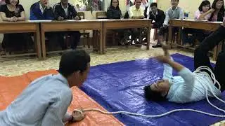 Rope assist for drowning prevention