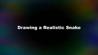 How to Draw a Realistic Snake | Time Lapse