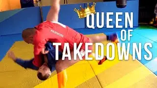 Queen of throws. Sambo technique for Tai Otoshi. Sambo academy #sambo #bjj #judo #grappling