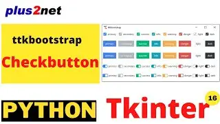 Checkbutton of Ttkbootstrap with different styles for buttons, rounded or square toggle switches #16
