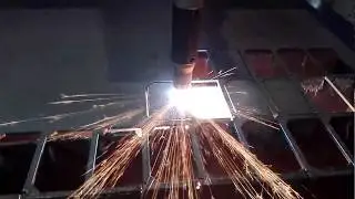 CNC Baltic - ALFATEC CNC plasma table at work