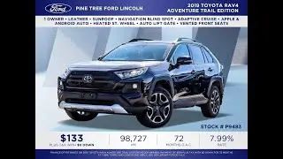 2019 Toyota RAV4 Trail | Pine Tree Ford Stock # P9483