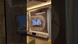 Unique Wall LCD panel design modular TV unit