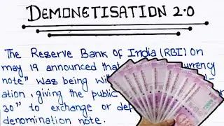 What is demonetization 2.0 | Demonetisation| clean note policy| Khushkhat By Ramsha