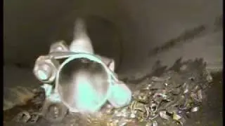Vacuum hose suction in reactor pipe using Video Inspection Tools in Pipe
