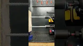 DeWalt DCF 850 208Nm 4ah vs Parkside PDSSAP 20-LI B3 226Nm 4ah wkręcanie wkręt&oacute;w 10x220mm #shorts
