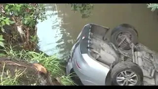 Vehículo cae por quebrada en Guamaní, pero propietaria desconoce circunstancias del accidente