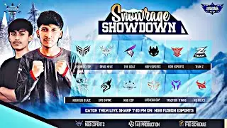 [🔴LIVE] GRAND FINALE | SNOWRAGE SHOWDOWN S1 | NGB FUSION ESPORTS