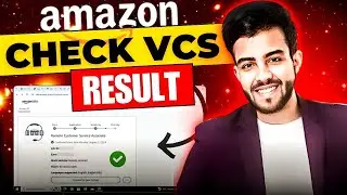 Amazon VCS RESULT CHECK / How to check the status of the application / Interview Result status.