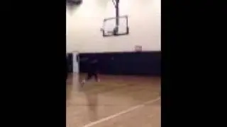 Gilbert Arenas dunk in NYC