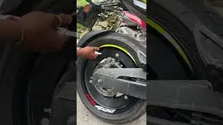 NS400 alloy wheel sticker #pulsar #ns400
