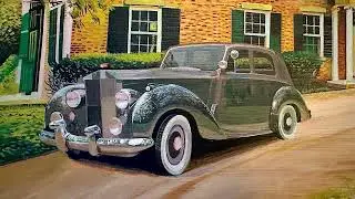 Painting Progress on Rolls Royce by me - Darren Brennessel 