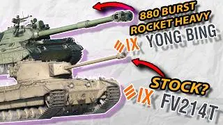 YONG BING Jet Boosters + FV214t Gun Handling &ndash; New Tier 9 Heavies in SUPERTEST