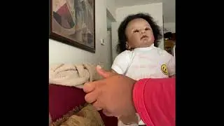 NPK 22'' Black Biracial Reborn Baby Doll Box opening and review