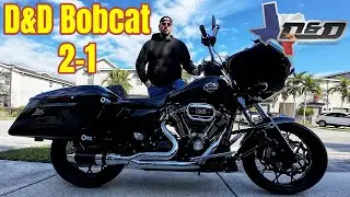 Выхлопная система D&D Bobcat 2-1 | Harley Davidson M8 | Полный обзор и результаты динамометрическ...