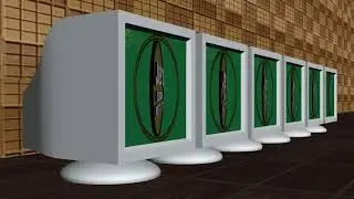 3D Studio Max / Multimedia MONITOR ANIMATION