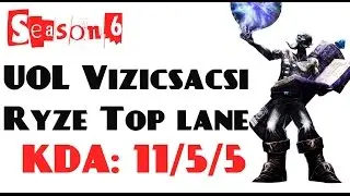 EU Challenger LoL - UOL Vizicsacsi - Ryze Top lane (Feb 9, 2016)