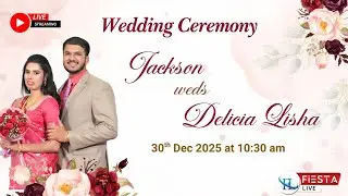 WEDDING CEREMONY OF JACKSON & DELICIA | Watch LIVE
