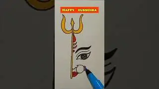 Dussehra drawing | Durga maa drawing #shorts #jasminemhi