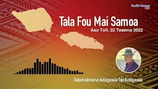 Radio Samoa - News from Samoa (22 DEC 2022)